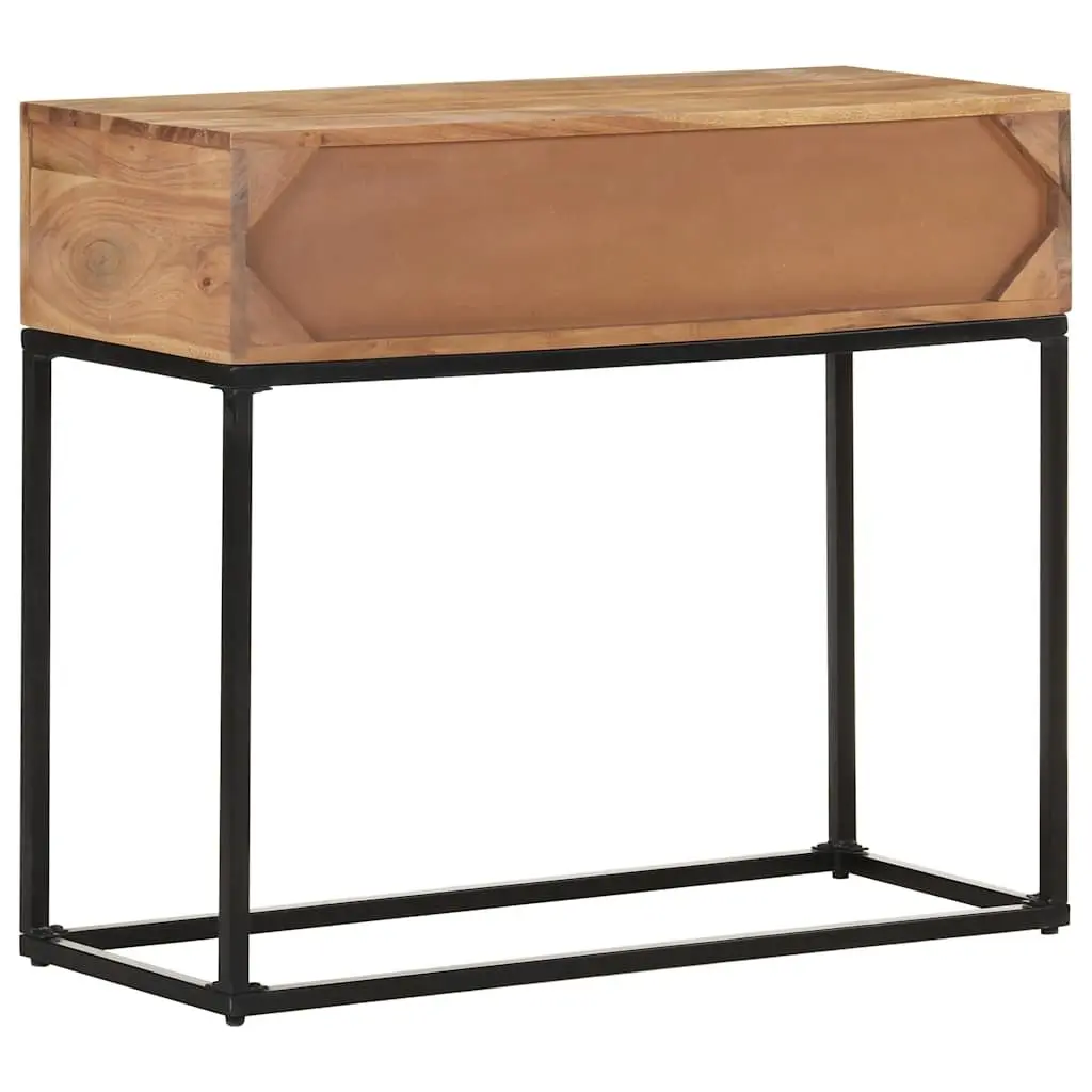 Console Table Entryway 90x35x76 cm Solid Acacia Wood with Drawers
