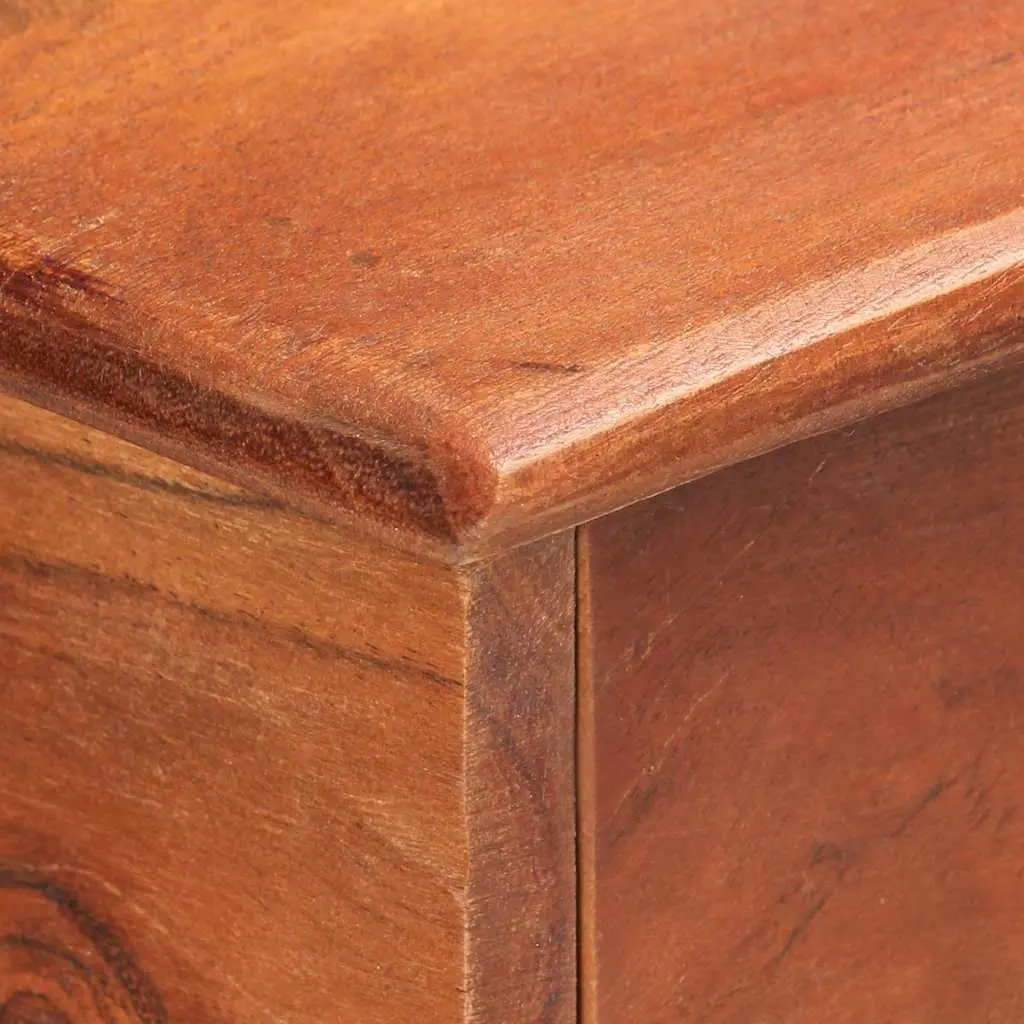 Sideboard for Living Room 135x35x75cm Solid Acacia Wood Brown Storage Cabinet 2 Doors 3 Drawers