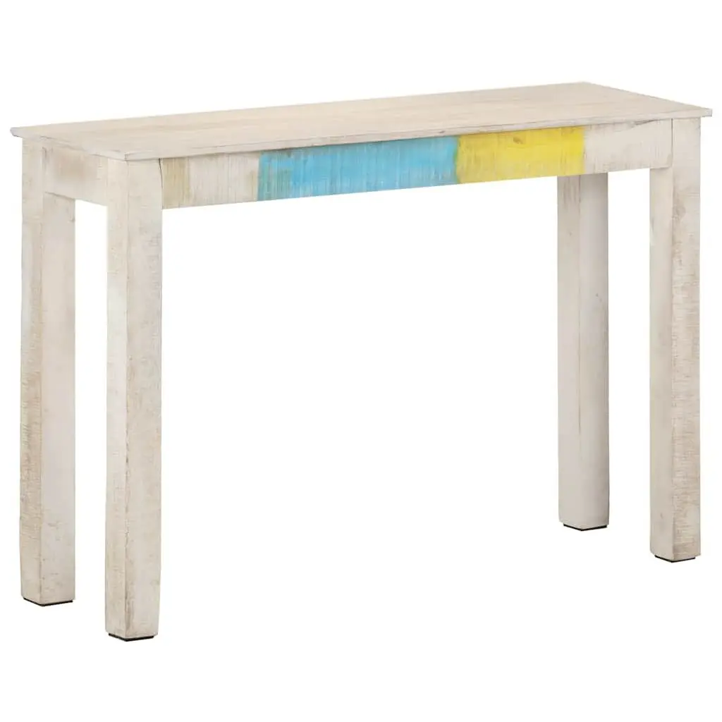 Console Table White 115x35x77cm End Table Wooden Hall Accent Furniture