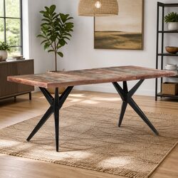Dining Table Dimensions 180L x 90W x 76H cm