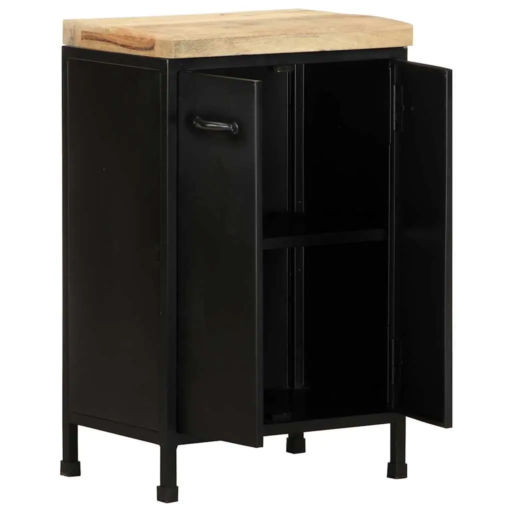 47x35x76 cm Brown Sideboard with Doors