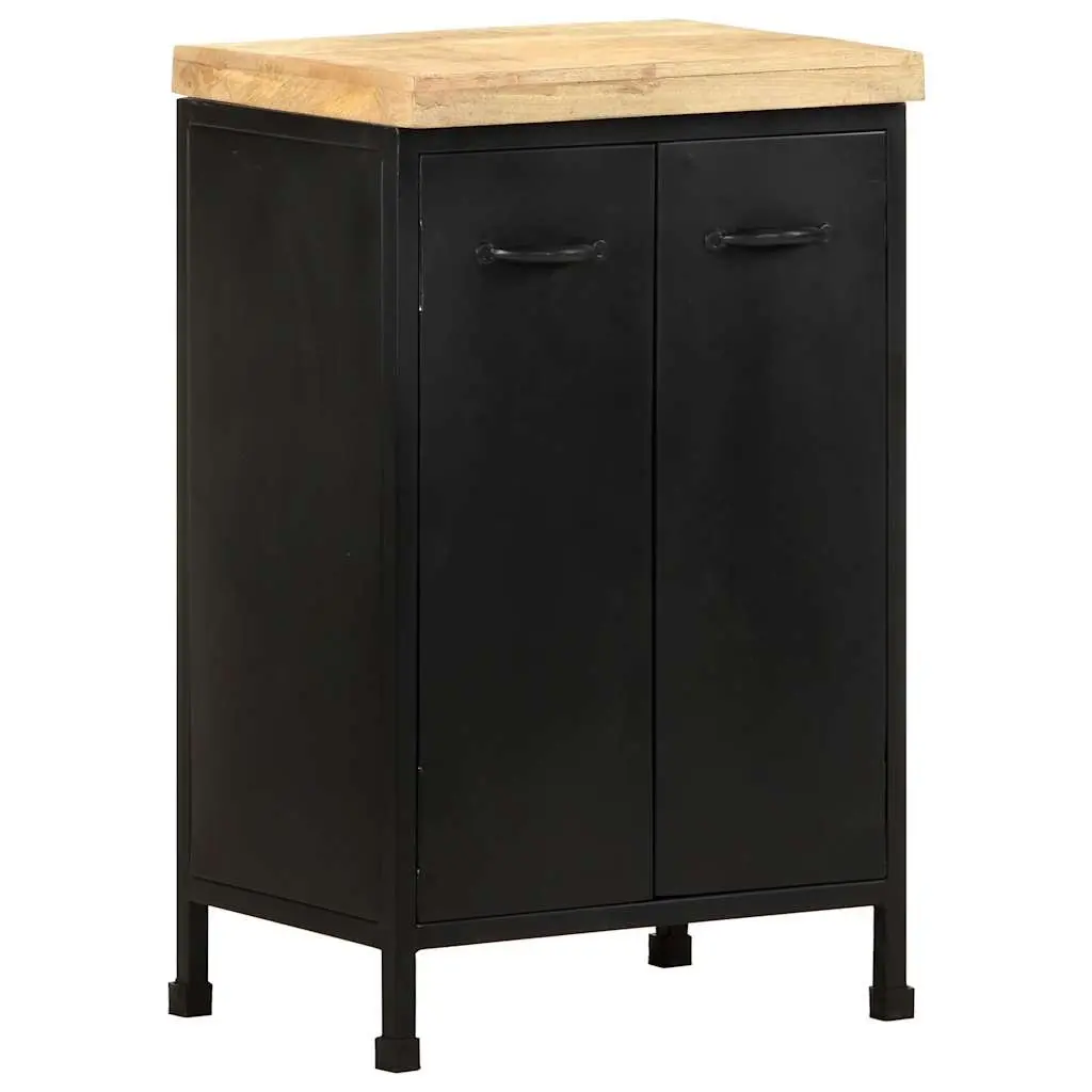 47x35x76 cm Brown Sideboard with Doors