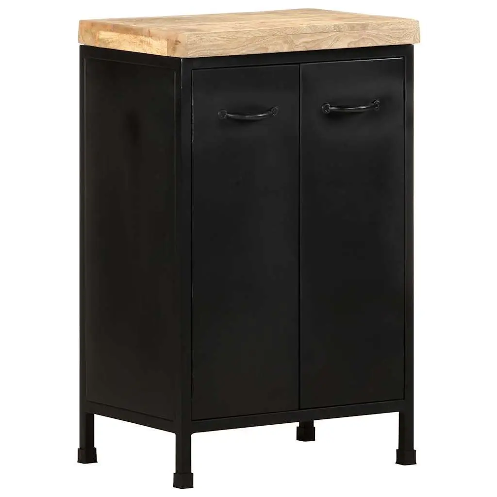 47x35x76 cm Brown Sideboard with Doors