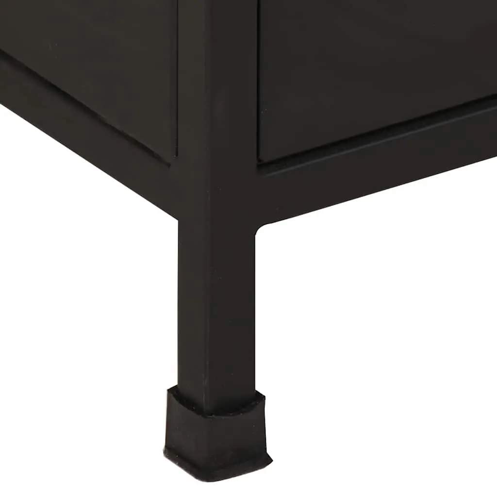 Sideboard Storage Cabinet for Home 47x35x76 cm Brown with 3 Drawers Rustic Wood