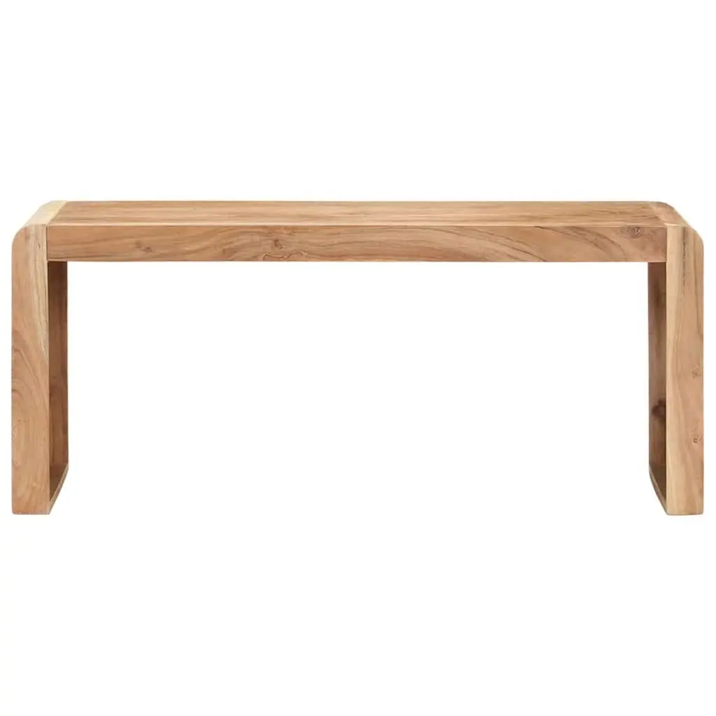 Dining Bench for Kitchen Hall Entryway 110x38x46cm Solid Acacia Wood