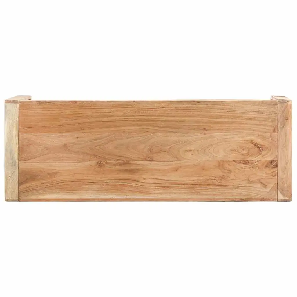 Dining Bench for Kitchen Hall Entryway 110x38x46cm Solid Acacia Wood