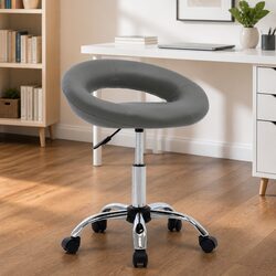 Specifications of Grey Faux Leather Rolling Office Chair