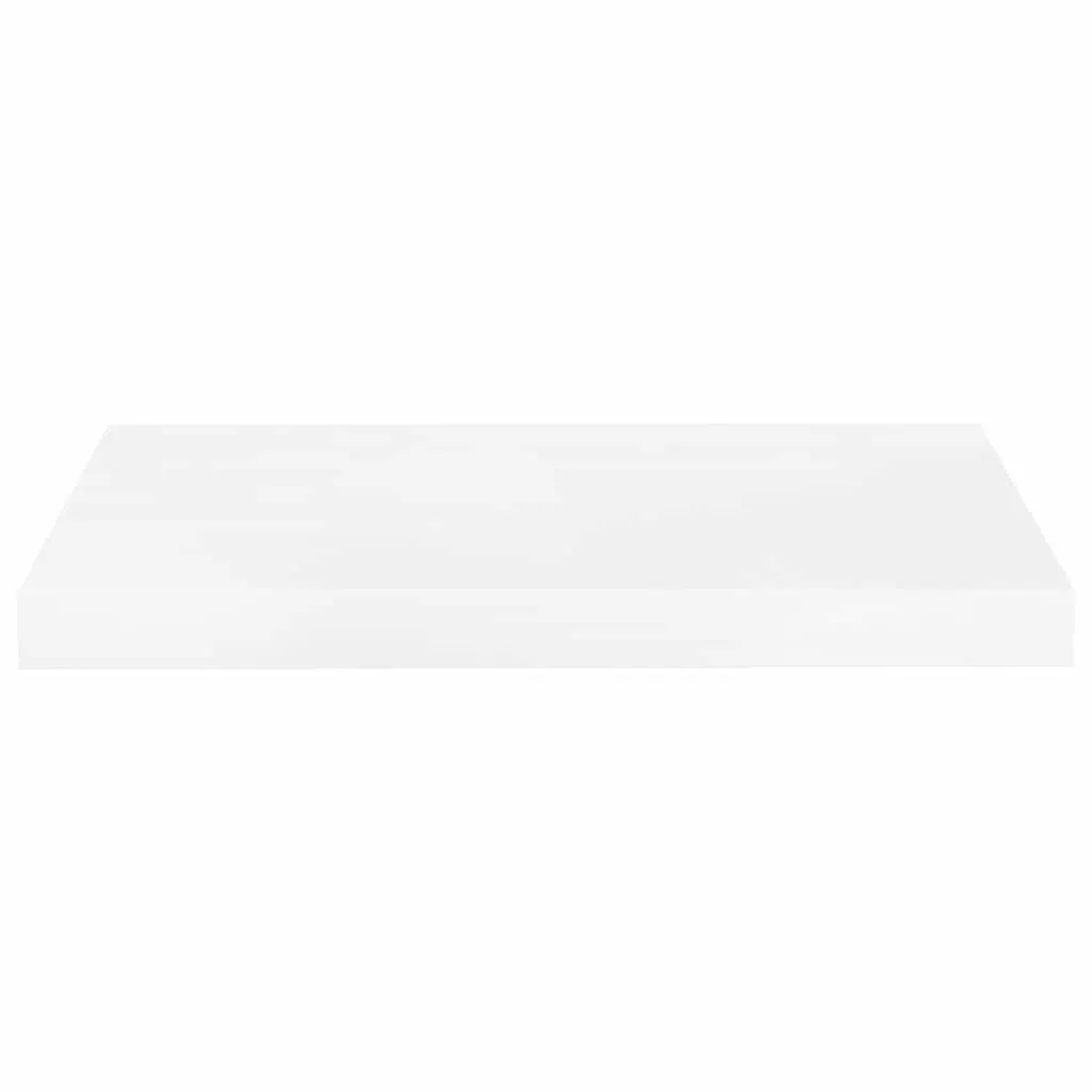White Floating Wall Shelf Display