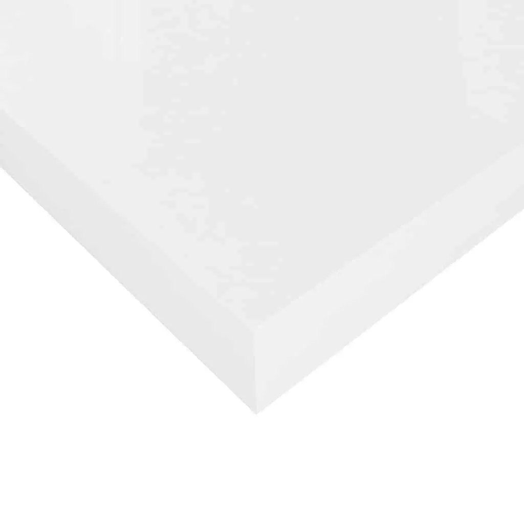 White Floating Wall Shelf Display