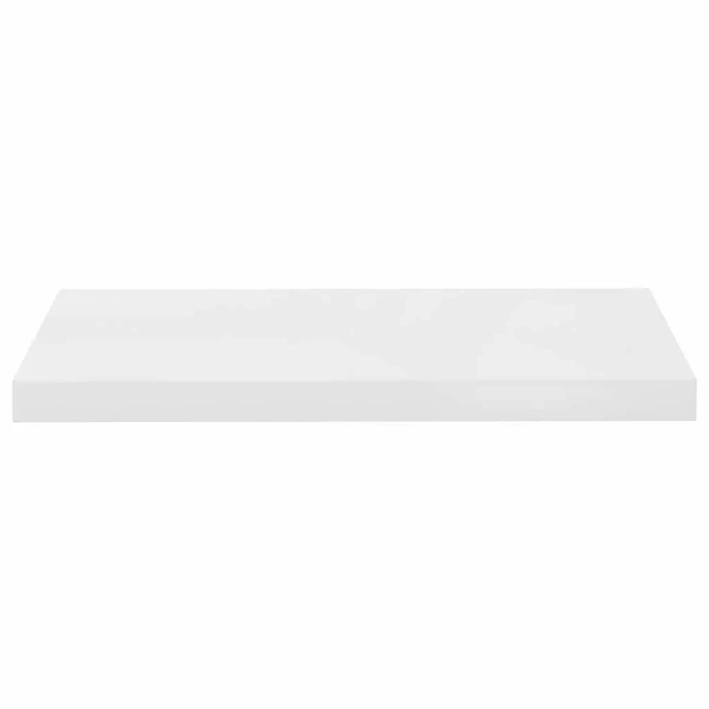 Floating Wall Shelves 4 pcs White Display Rack Storage Ledge Home Decor