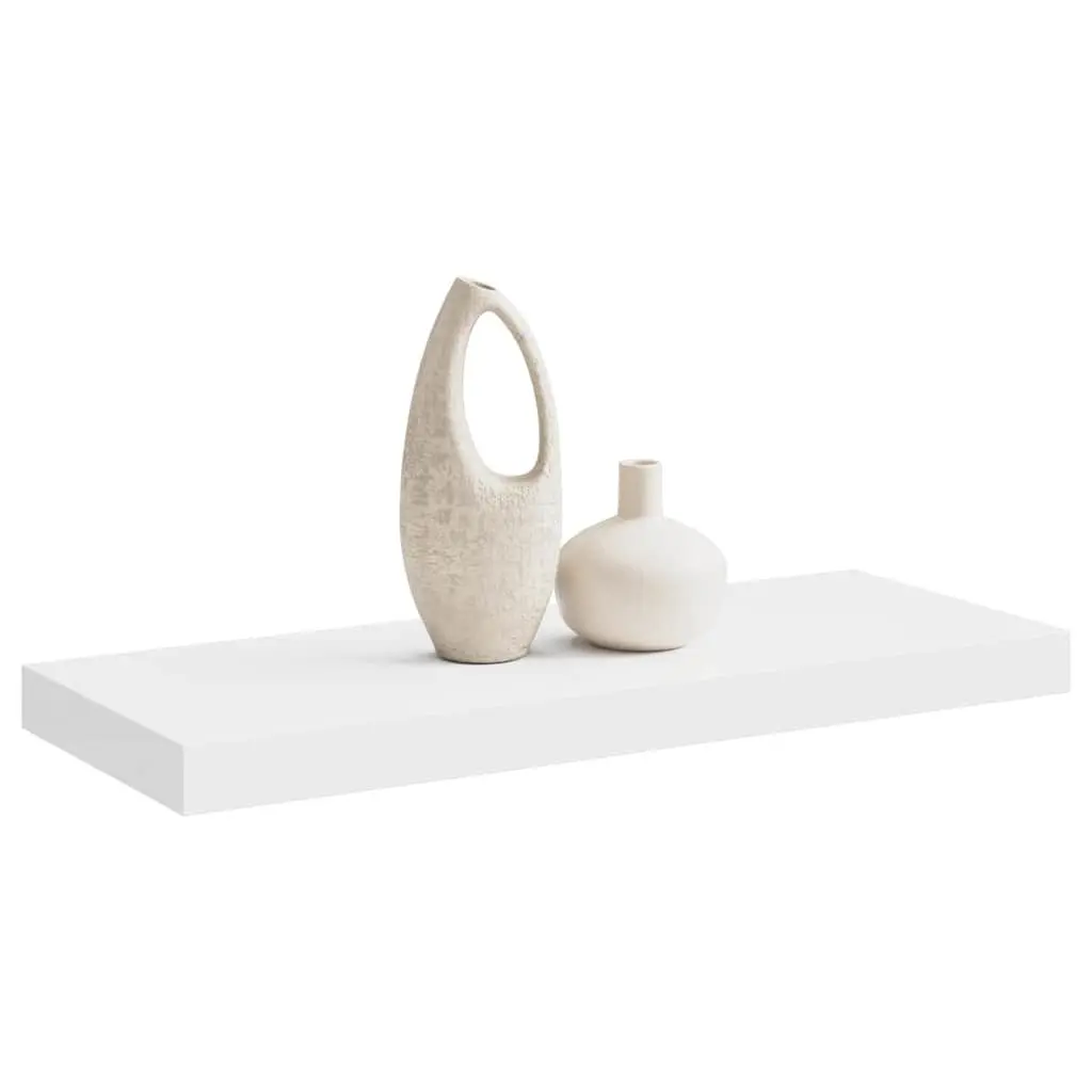 White Floating Wall Shelf