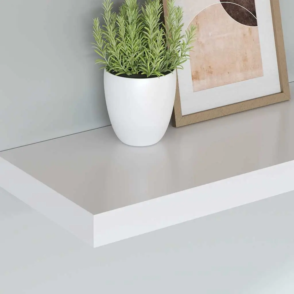 White Floating Wall Shelf