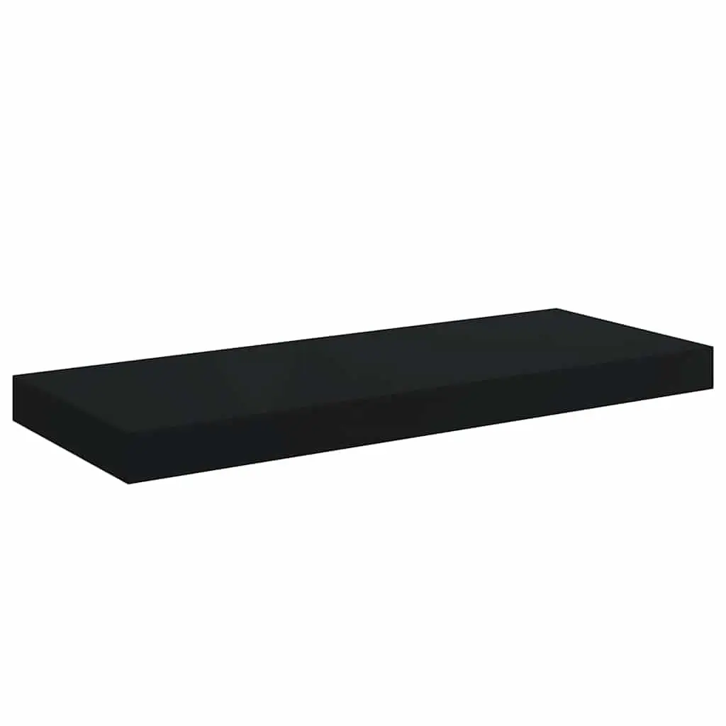 Black Floating Wall Shelf Display Ledge