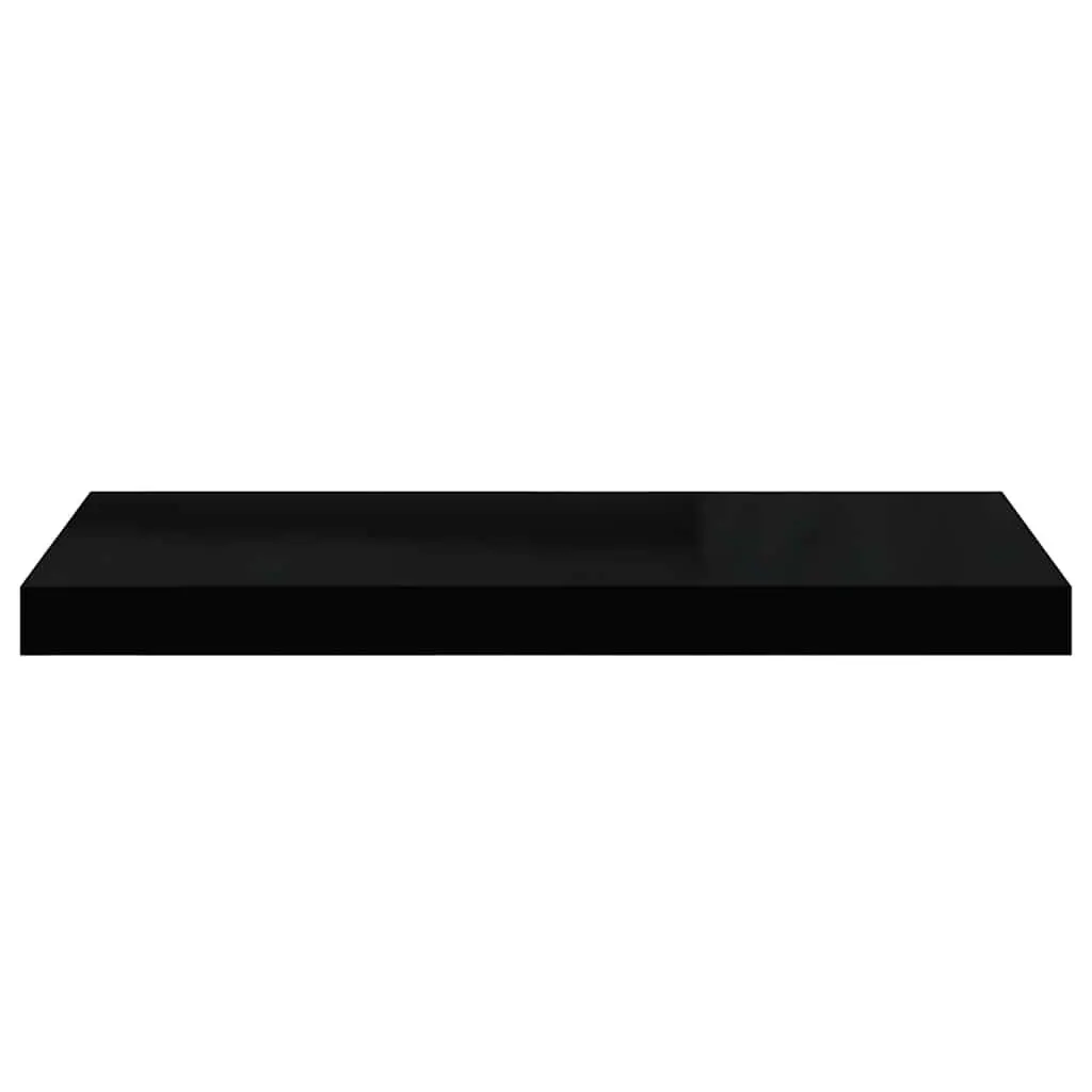 Black Floating Wall Shelf Display Ledge