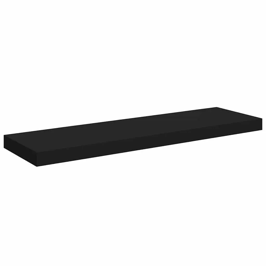 Floating Wall Shelf Black Display Ledge Storage Organizer Home Decor 80x23.5cm