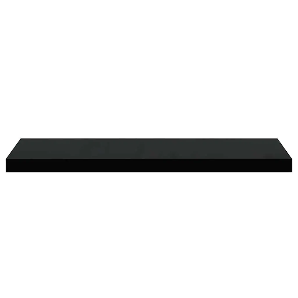 Floating Wall Shelf Black Display Ledge Storage Organizer Home Decor 80x23.5cm