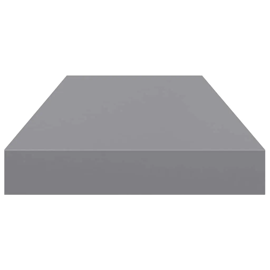 Floating Wall Shelf Grey Display Storage Ledge Home Decor Organizer