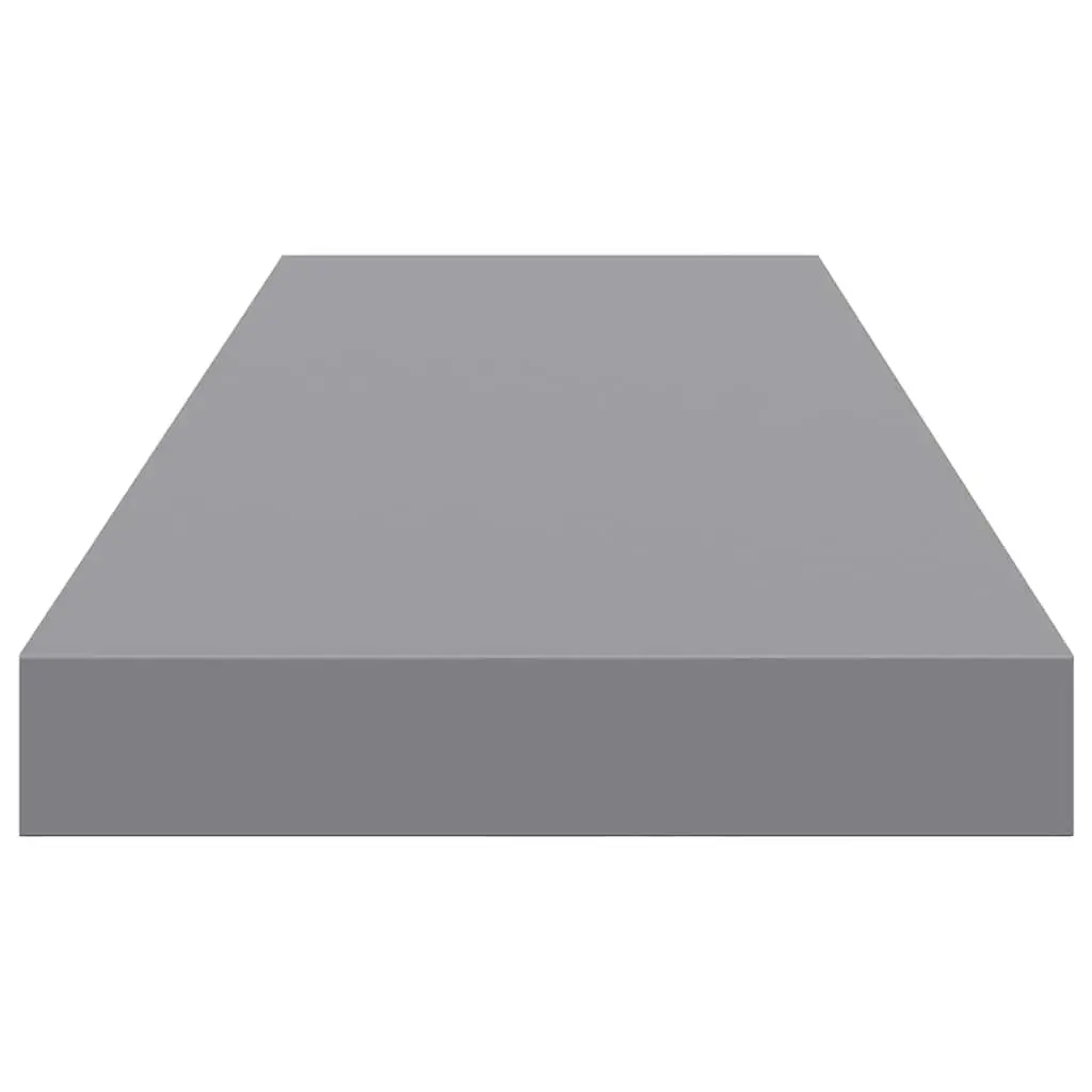 Floating Wall Shelf Grey Display Ledge Storage Rack Home Decor Organiser