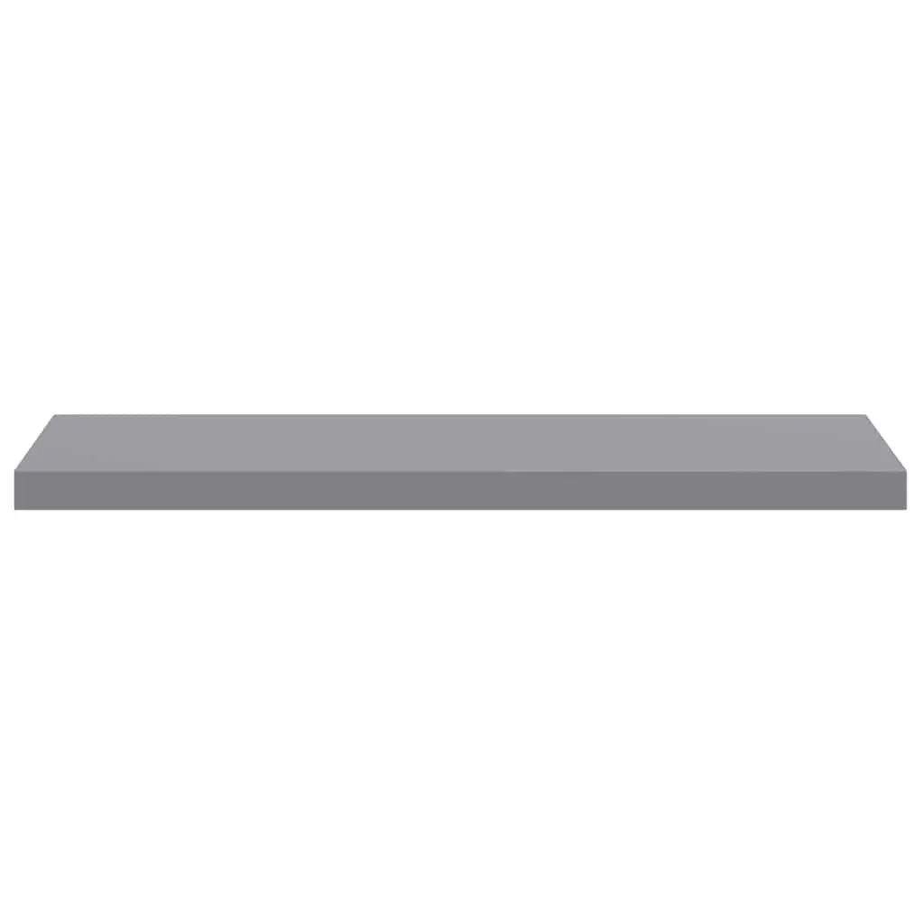 Floating Wall Shelf Grey Display Rack Storage Shelving Unit Home Decor