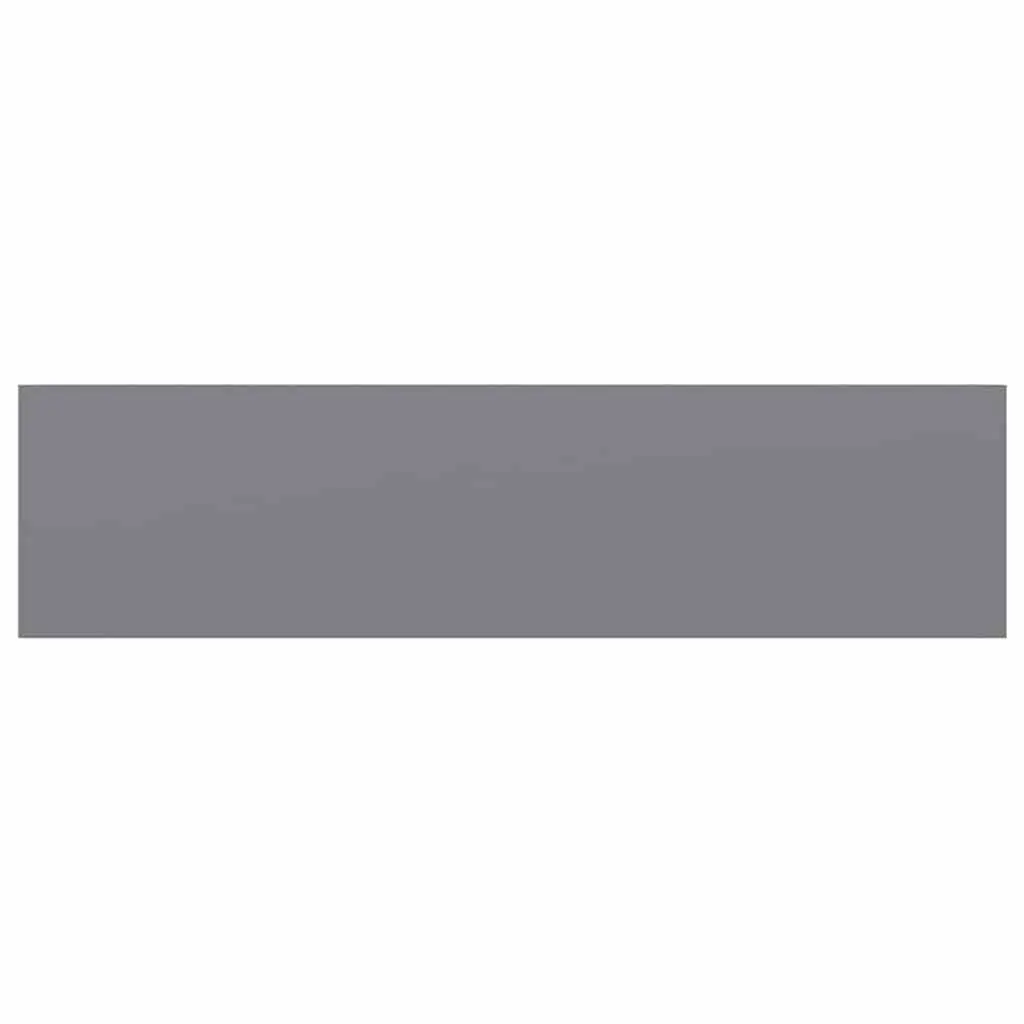 Floating Wall Shelves for Home Decor 2 Piece Grey Display Ledge Storage Organizer
