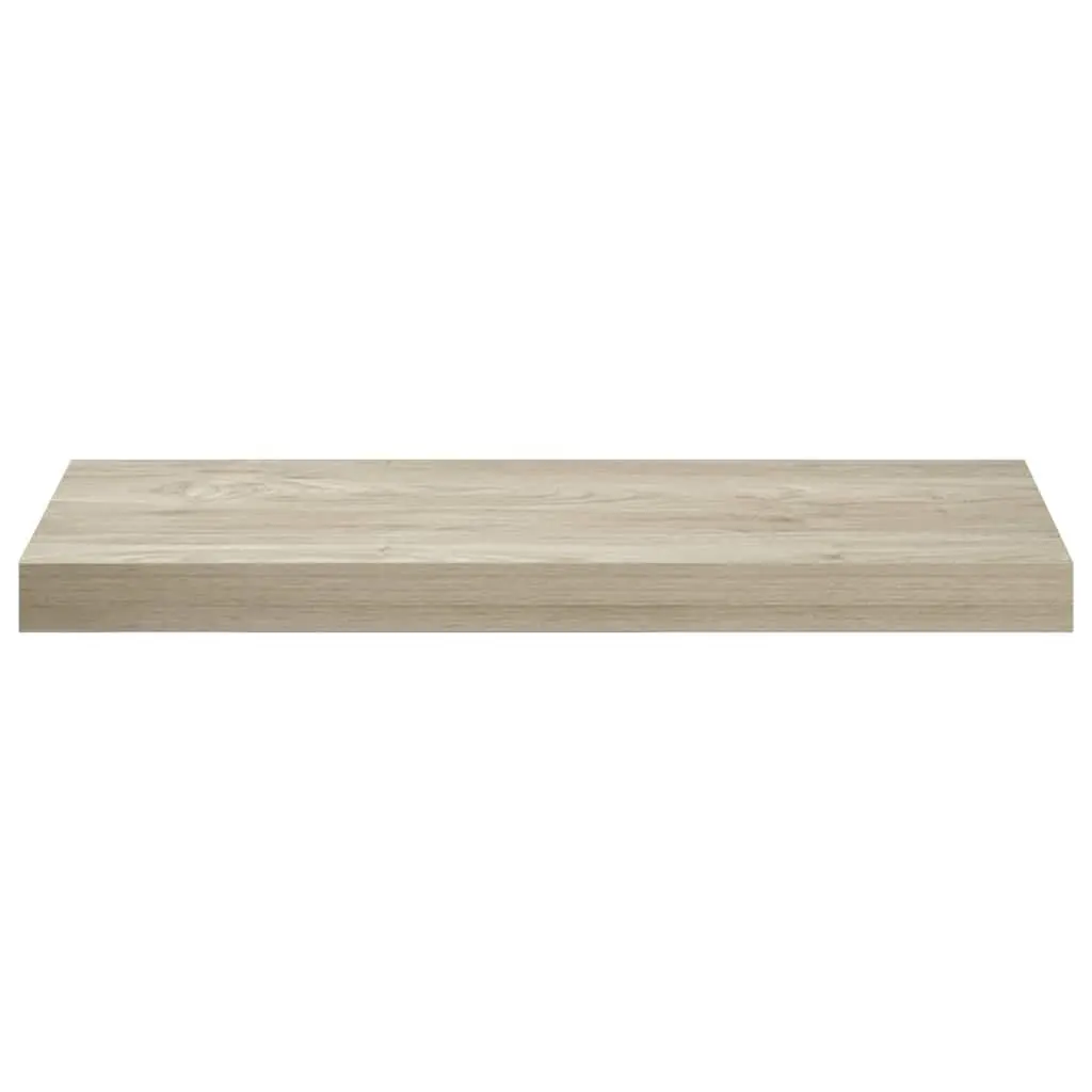 Floating Wall Shelves 2 Pieces Brown Display Shelf Storage Home Decor 60x23.5cm