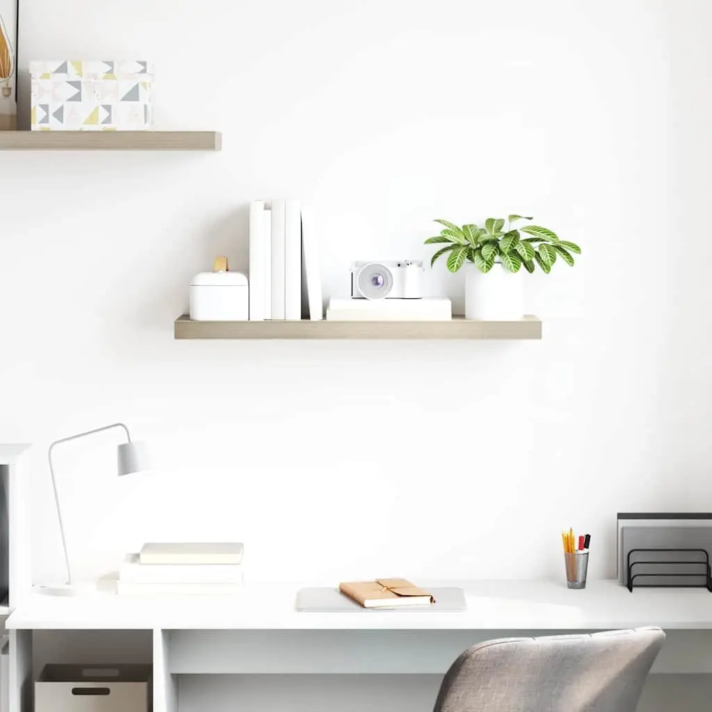 Floating Wall Shelf for Home Decor Brown 80 x 23.5 x 3.8 cm