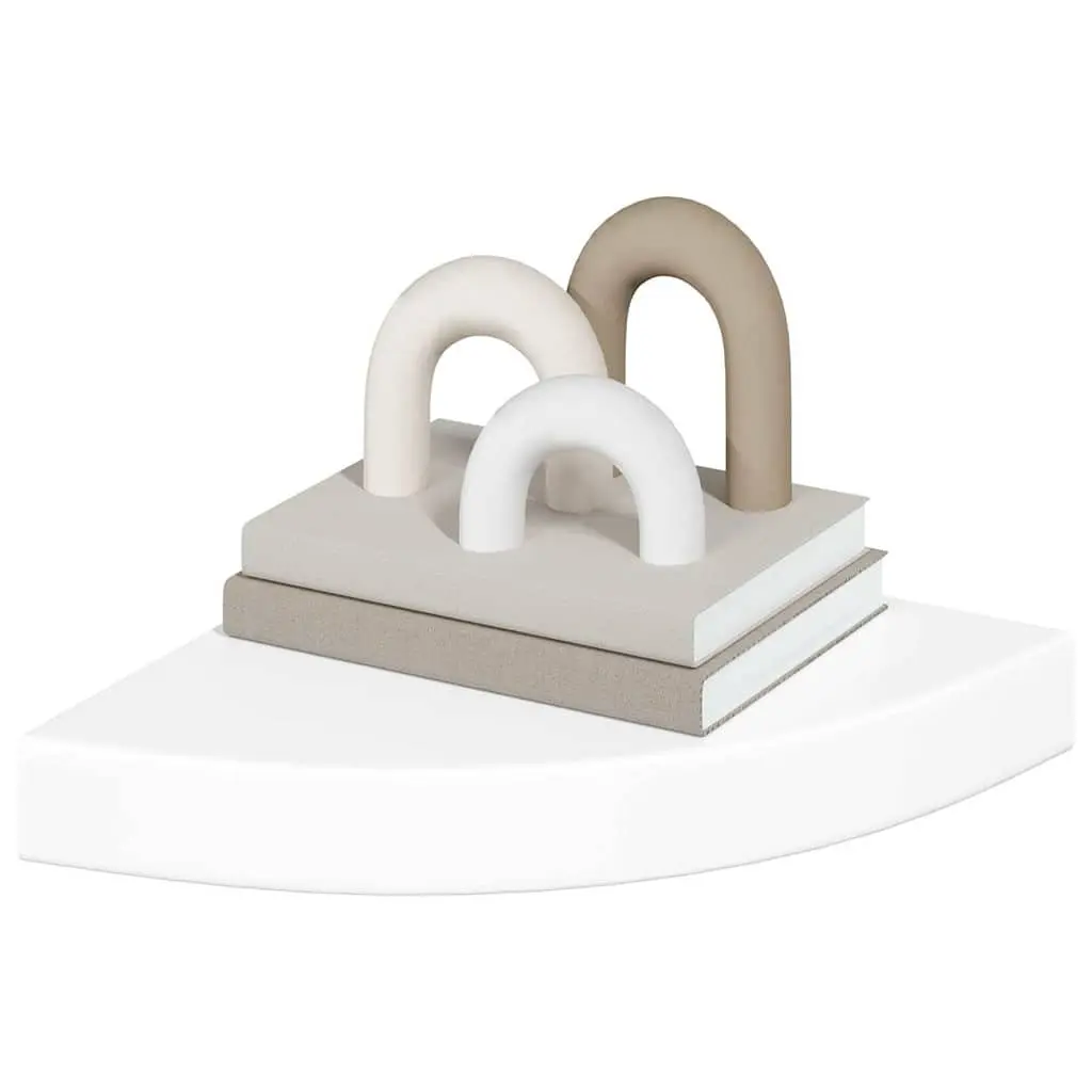 Floating Corner Wall Shelves Set