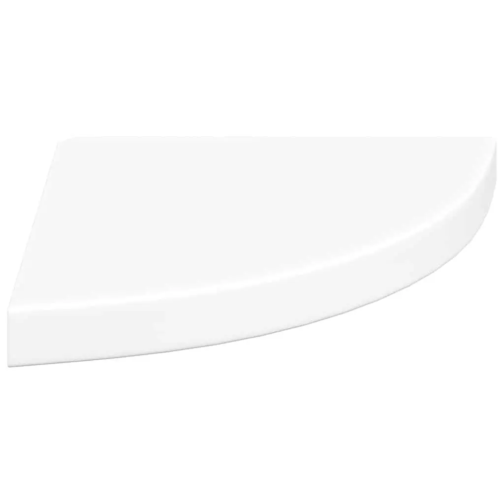 Floating Corner Shelves for Home 35x35x3.8 cm White 4 Piece