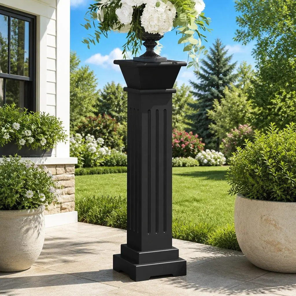 Black Square Plant Stand