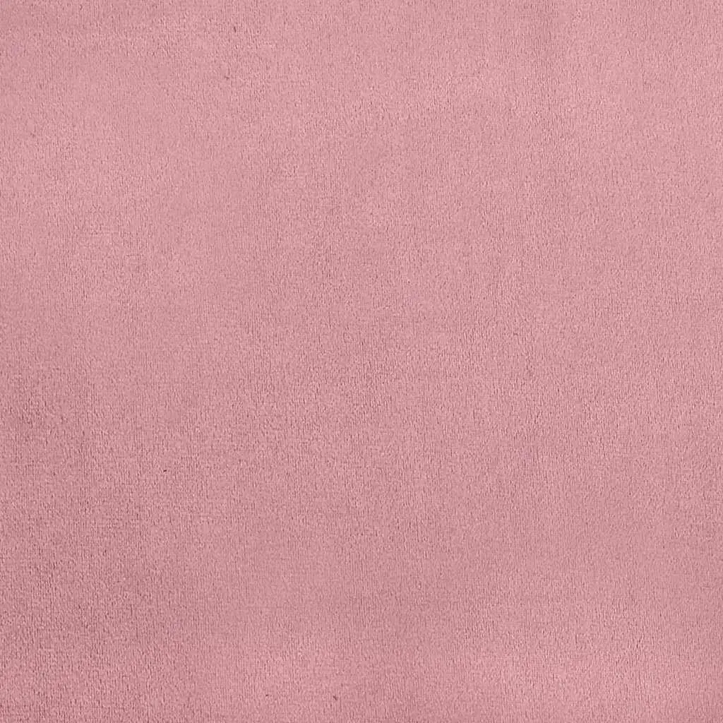 Armchair Pink Velvet Upholstered Living Room Size
