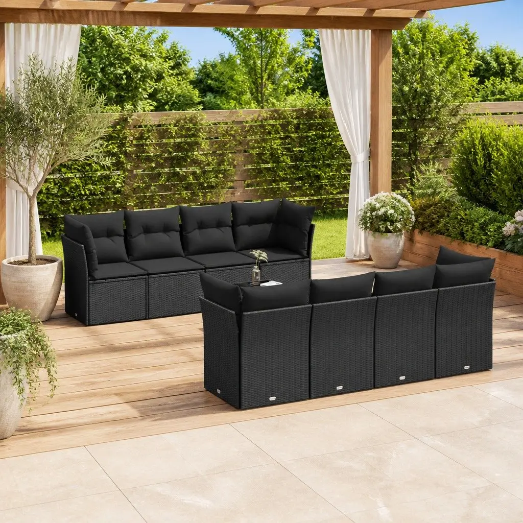 9 Piece Modular Patio Sofa Set