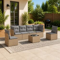 7 Piece Garden Sofa Set Specifications: Durable & Practical