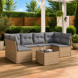 Detailed Specifications of the 7 Piece Garden Sofa Set
