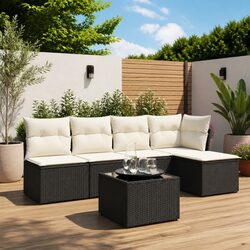 Specifications of 6-Piece Outdoor Sofa Set with Cushions