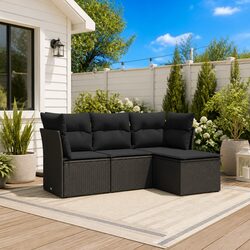 Specifications of 4 Piece Modular Garden Sofa Set