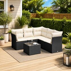 6-Piece Modular Garden Sofa Set - Specs and Features