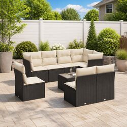 Specifications of 9-Piece Modular Garden Sofa Set
