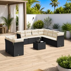 Specifications of 10 Piece Modular Garden Sofa Set