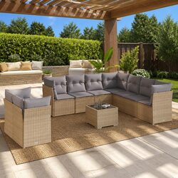 10-Piece Garden Sofa Set Specifications and Details