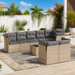 9-Piece Garden Sofa Set - Specifications and Features