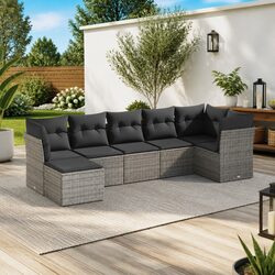 7 Piece Garden Sofa Set: Dimensions and Specifications