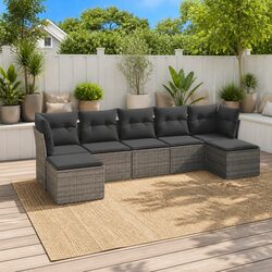 Detailed Specifications for 7-Piece Outdoor Sofa Set