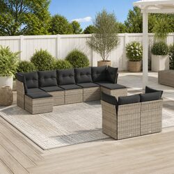 Specifications of 9-Piece Outdoor Garden Sofa Set