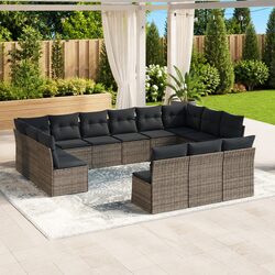 Specifications of 13-Piece Grey Outdoor Sofa Set
