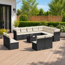 Specifications of 13 Piece Garden Sofa Set with Cushions