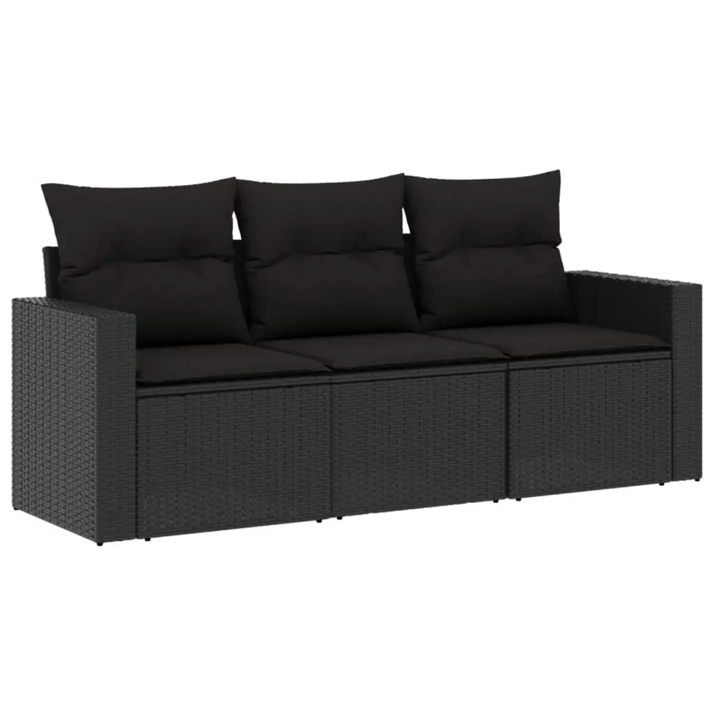 3 Piece Garden Sectional Sofa Set