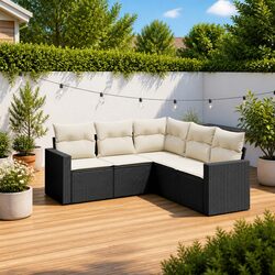 5 Piece Garden Sofa Set Specifications: Comfort & Storage
