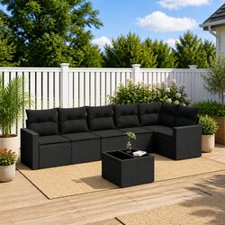 Detailed Specifications of 7-Piece Outdoor Sectional Sofa