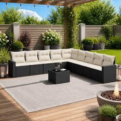 Factual 10-Piece Outdoor Sofa Set with Storage Bags