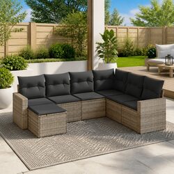 Specifications of 7-Piece Modular Outdoor Sofa Set